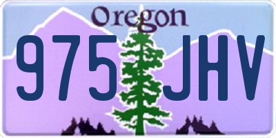 OR license plate 975JHV