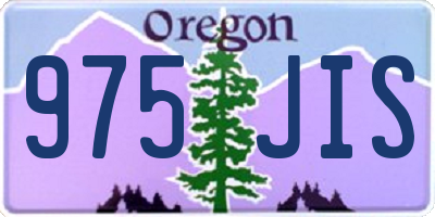 OR license plate 975JIS