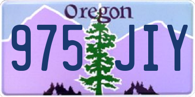 OR license plate 975JIY