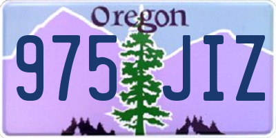 OR license plate 975JIZ