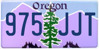 OR license plate 975JJT