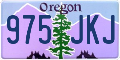OR license plate 975JKJ