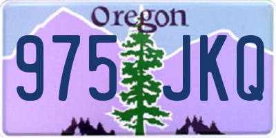 OR license plate 975JKQ