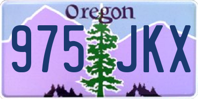 OR license plate 975JKX