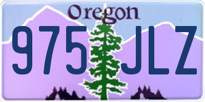 OR license plate 975JLZ