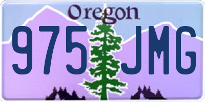 OR license plate 975JMG