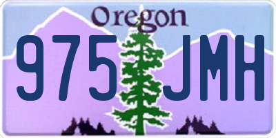 OR license plate 975JMH