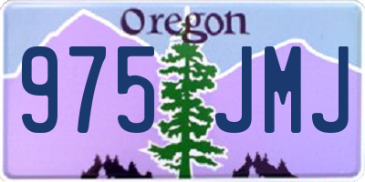 OR license plate 975JMJ