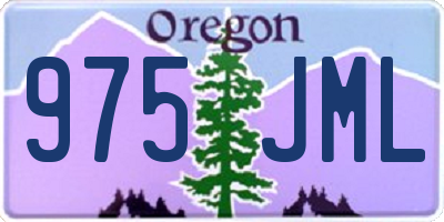 OR license plate 975JML