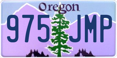 OR license plate 975JMP