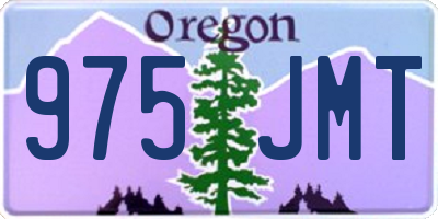 OR license plate 975JMT