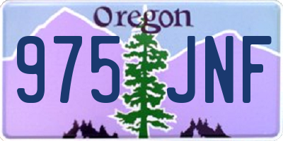 OR license plate 975JNF