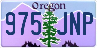 OR license plate 975JNP