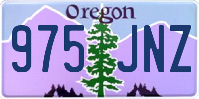 OR license plate 975JNZ