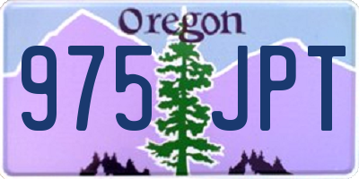 OR license plate 975JPT