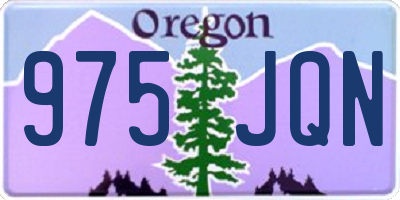 OR license plate 975JQN