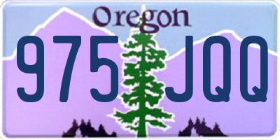 OR license plate 975JQQ