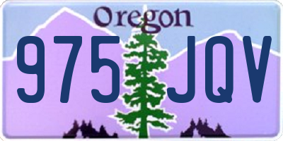 OR license plate 975JQV