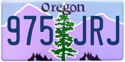 OR license plate 975JRJ