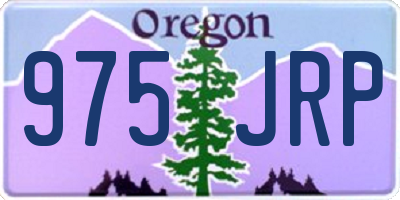 OR license plate 975JRP