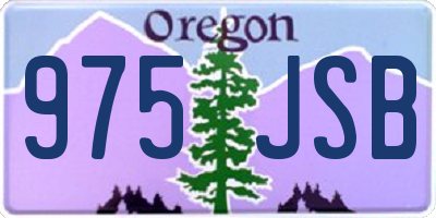 OR license plate 975JSB