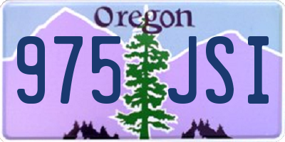 OR license plate 975JSI