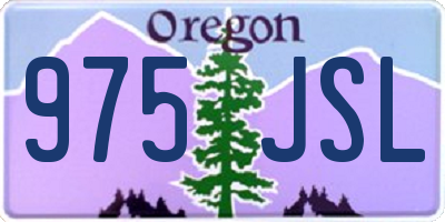 OR license plate 975JSL
