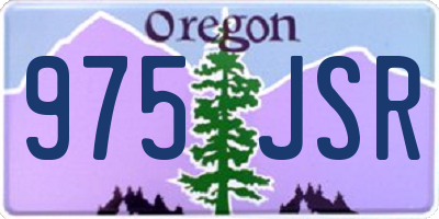 OR license plate 975JSR