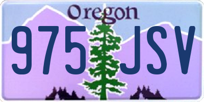 OR license plate 975JSV