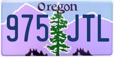 OR license plate 975JTL