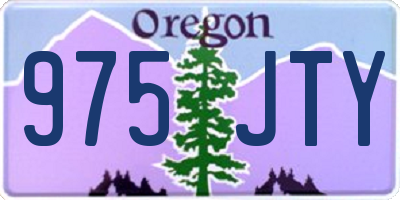 OR license plate 975JTY