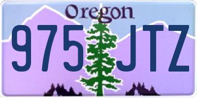 OR license plate 975JTZ