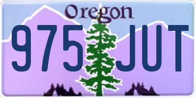 OR license plate 975JUT