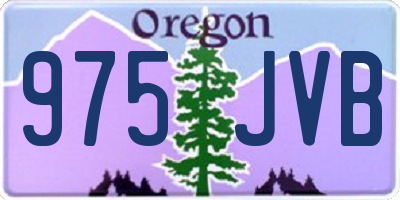 OR license plate 975JVB