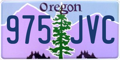 OR license plate 975JVC
