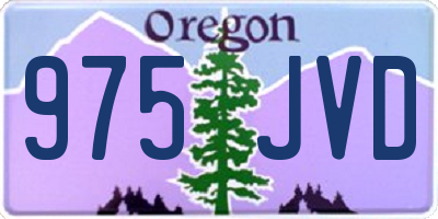 OR license plate 975JVD