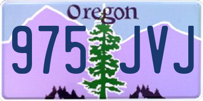 OR license plate 975JVJ