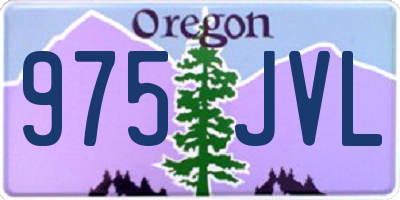 OR license plate 975JVL