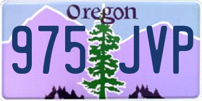OR license plate 975JVP