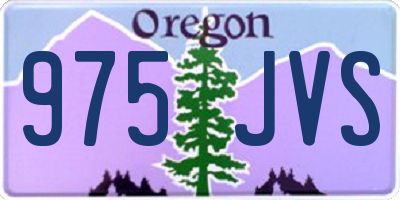 OR license plate 975JVS