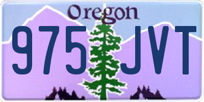 OR license plate 975JVT
