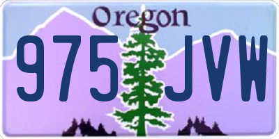 OR license plate 975JVW