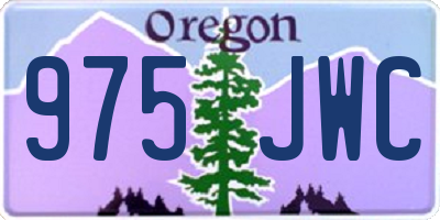 OR license plate 975JWC