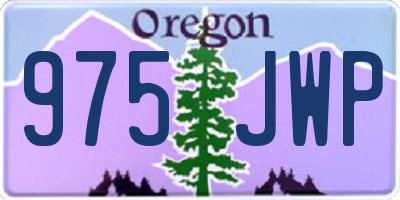 OR license plate 975JWP