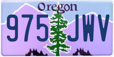 OR license plate 975JWV