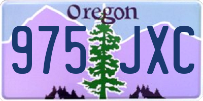 OR license plate 975JXC