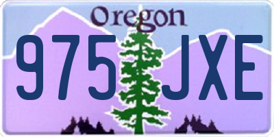 OR license plate 975JXE