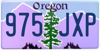 OR license plate 975JXP