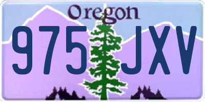 OR license plate 975JXV