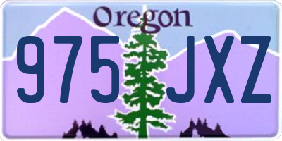 OR license plate 975JXZ